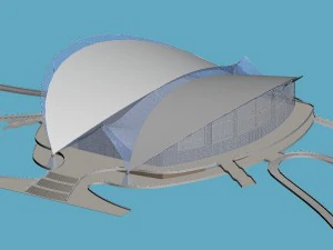 city planning office building fashion design - 603 3D Model