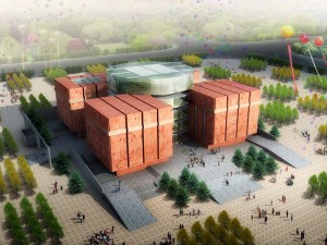 city planning office building fashion design - 607 Modèle 3D