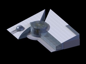 city planning office building fashion design - 614 3D Model