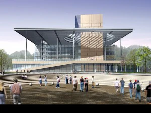 immeuble de bureaux d'urbanisme design de mode - 615 Modèle 3D