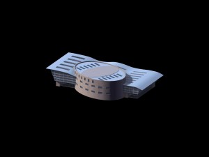 city planning office building fashion design - 621 3D Model