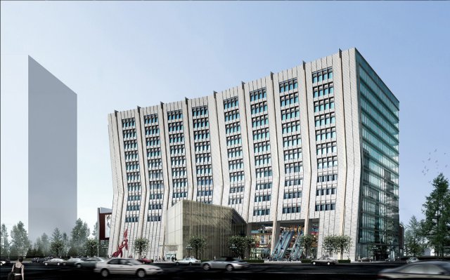 city planning office building fashion design - 622 3D Model .c4d .max .obj .3ds .fbx .stl .blend 