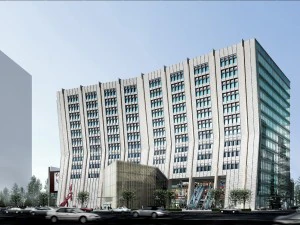 dise&ntilde;o de moda del edificio de oficinas de planificaci&oacute;n urbana - 622 Modelo 3D