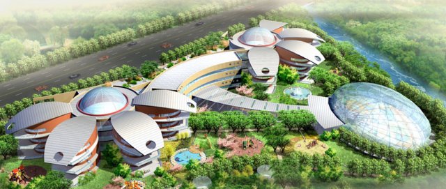 city planning office building fashion design - 626 3D Model .c4d .max .obj .3ds .fbx .stl .blend