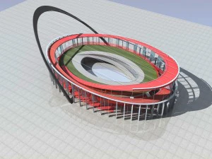 city planning office building fashion design - 627 3D Model