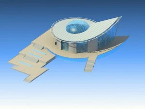 desain busana gedung perkantoran perencanaan kota - 635 Model 3D