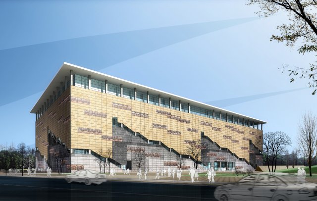 city planning office building fashion design - 638 3D Модель .c4d .max .obj .3ds .fbx .stl .blend 