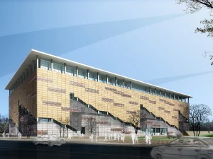 city planning office building fashion design - 638 3D Model