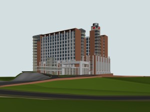 city planning office building fashion design - 643 3D Modell