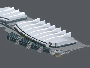 design della moda per l'edificio per uffici di pianificazione urbana - 859 Modello 3D