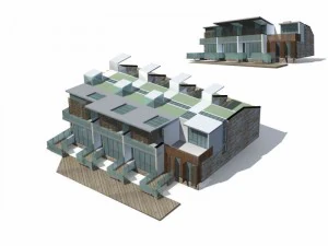 शहर - विला 11145 3D मॉडल