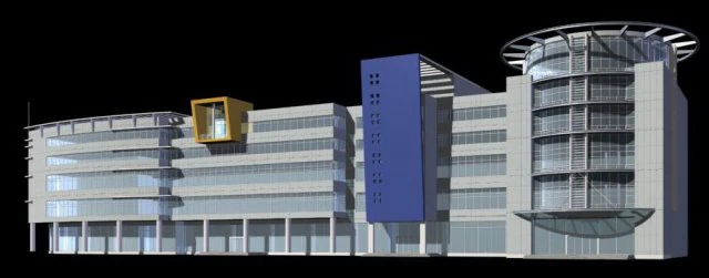 city planning fashionable commercial street office design - 05 3D Model .c4d .max .obj .3ds .fbx .stl .blend 