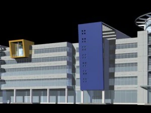 city planning fashionable commercial street office design - 05 3D Model