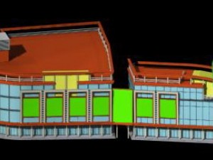 city planning fashionable commercial street office design - 07 Model 3D
