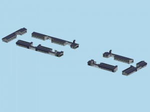 city planning fashionable commercial street office design - 16 Modelo 3D