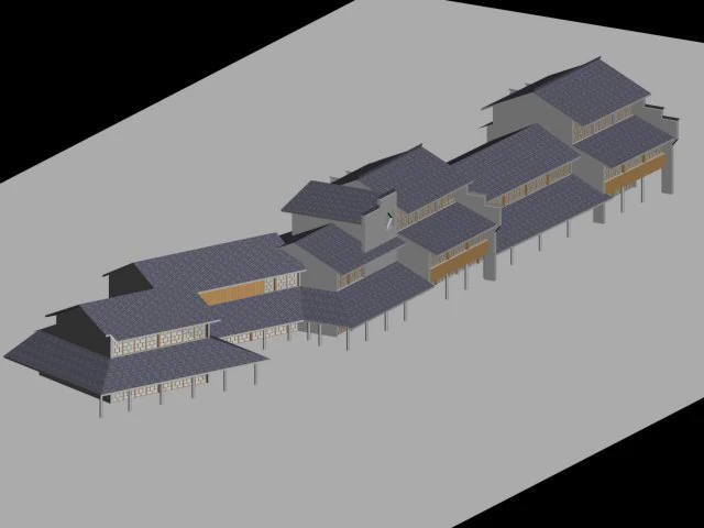 city planning fashionable commercial street office design - 18 3D Model .c4d .max .obj .3ds .fbx .stl .blend 