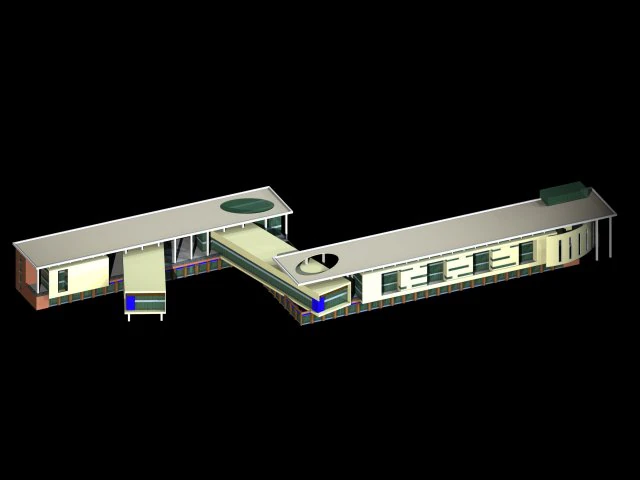 city planning fashionable commercial street office design - 26 3D Model .c4d .max .obj .3ds .fbx .stl .blend 