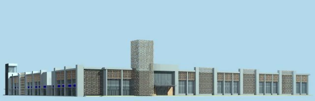 city planning fashionable commercial street office design - 27 3D Model .c4d .max .obj .3ds .fbx .stl .blend