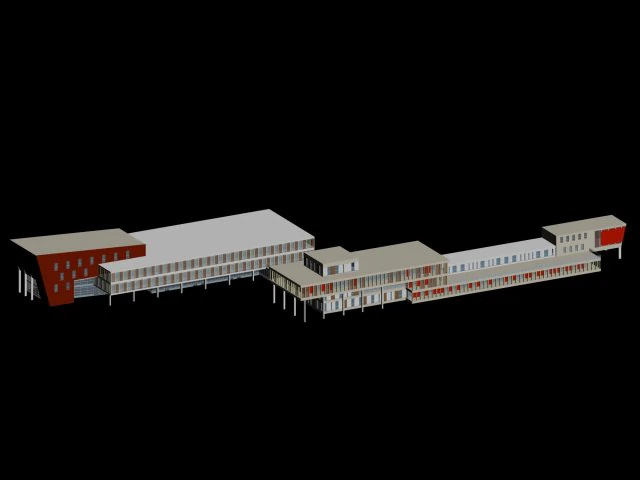 city planning fashionable commercial street office design - 30 3D Model .c4d .max .obj .3ds .fbx .stl .blend 