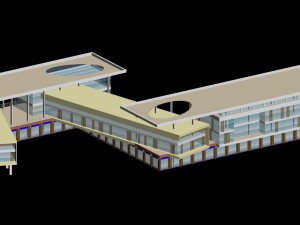 city planning fashionable commercial street office design - 33 3D Model