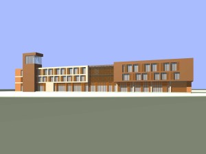 city planning fashionable commercial street office design - 35 3D 모델