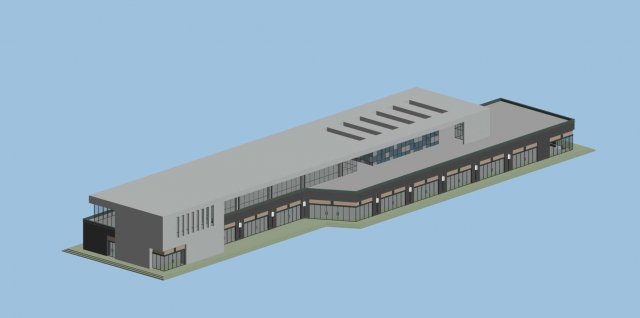 city planning fashionable commercial street office design - 38 3D Model .c4d .max .obj .3ds .fbx .stl .blend 