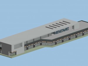 city planning fashionable commercial street office design - 38 3D 模型