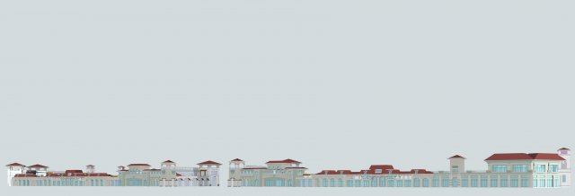 city planning fashionable commercial street office design - 41 3D Model .c4d .max .obj .3ds .fbx .stl .blend 
