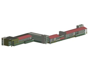 city planning fashionable commercial street office design - 63 3D 模型