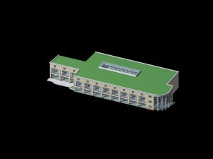 city planning fashionable commercial street office design - 69 Modello 3D