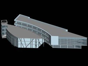 dise&ntilde;o de oficinas de calles comerciales de moda de planificaci&oacute;n urbana - 72 Modelo 3D