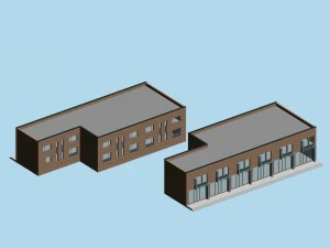 perencanaan kota desain kantor jalan komersial yang modis - 73 Model 3D
