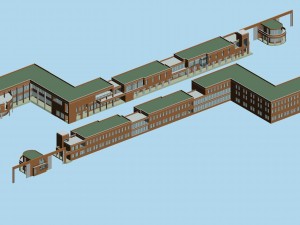 city planning fashionable commercial street office design - 76 3D मॉडल