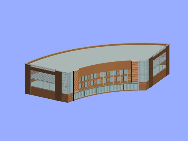city planning fashionable commercial street office design - 78 3D Модель .c4d .max .obj .3ds .fbx .stl .blend 