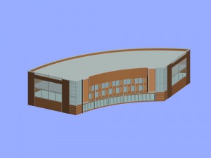 city planning fashionable commercial street office design - 78 3D 모델