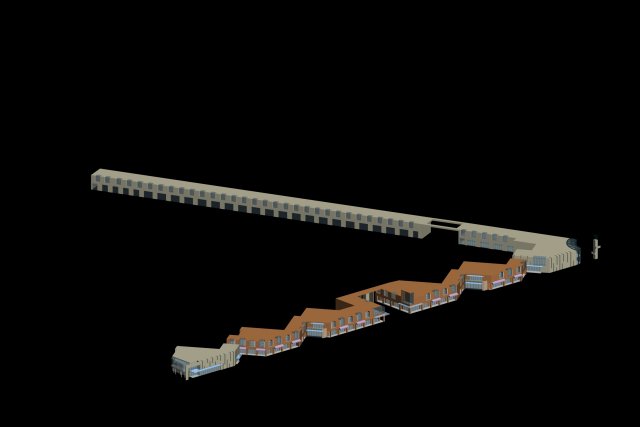 city planning fashionable commercial street office design - 79 3D Model .c4d .max .obj .3ds .fbx .stl .blend 