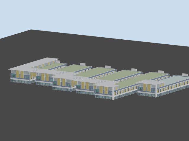 city planning fashionable commercial street office design - 87 3D Model .c4d .max .obj .3ds .fbx .stl .blend