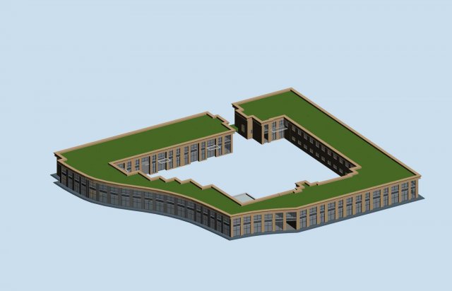 city planning fashionable commercial street office design - 92 3D Model .c4d .max .obj .3ds .fbx .stl .blend 
