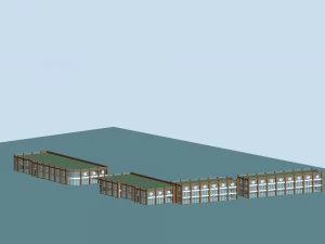 dise&ntilde;o de oficinas de calles comerciales de moda de planificaci&oacute;n urbana - 95 Modelo 3D