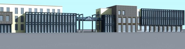 city planning fashionable commercial street office design - 97 Modèle 3D .c4d .max .obj .3ds .fbx .stl .blend 