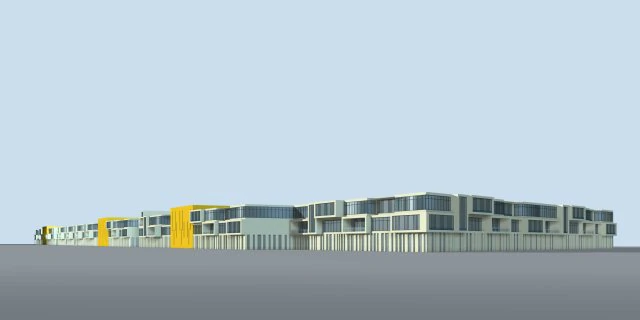 city planning fashionable commercial street office design - 100 3D Model .c4d .max .obj .3ds .fbx .stl .blend