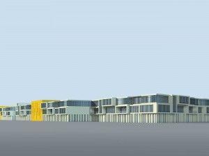 city planning fashionable commercial street office design - 100 Modèle 3D
