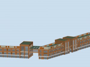 city planning fashionable commercial street office design - 101 Modelo 3D