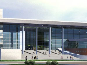 planejamento urbano design de escrit&oacute;rio de rua comercial elegante - 102 Modelo 3D