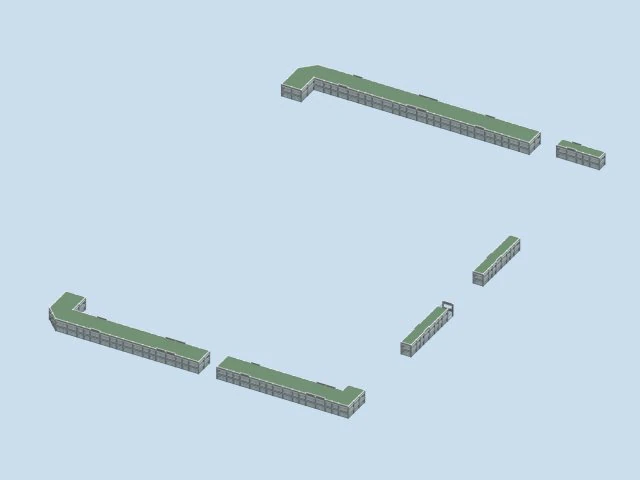 city planning fashionable commercial street office design - 103 3D Model .c4d .max .obj .3ds .fbx .stl .blend 
