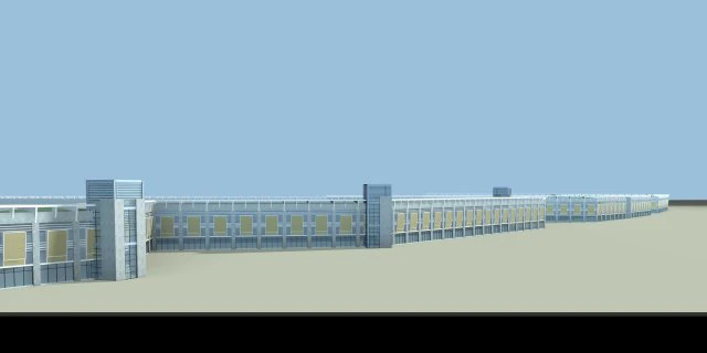 city planning fashionable commercial street office design - 111 3D Model .c4d .max .obj .3ds .fbx .stl .blend 