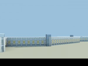 city planning fashionable commercial street office design - 111 Model 3D