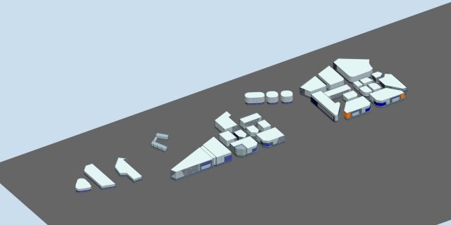 city planning fashionable commercial street office design - 123 3D-Modell .c4d .max .obj .3ds .fbx .stl .blend 