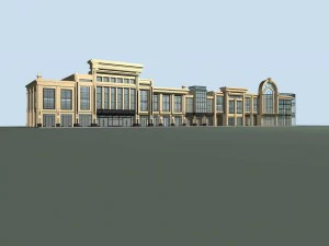 pianificazione urbanistica design di uffici stradali commerciali alla moda - 138 Modello 3D