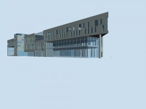 city planning fashionable commercial street office design - 143 3D Model